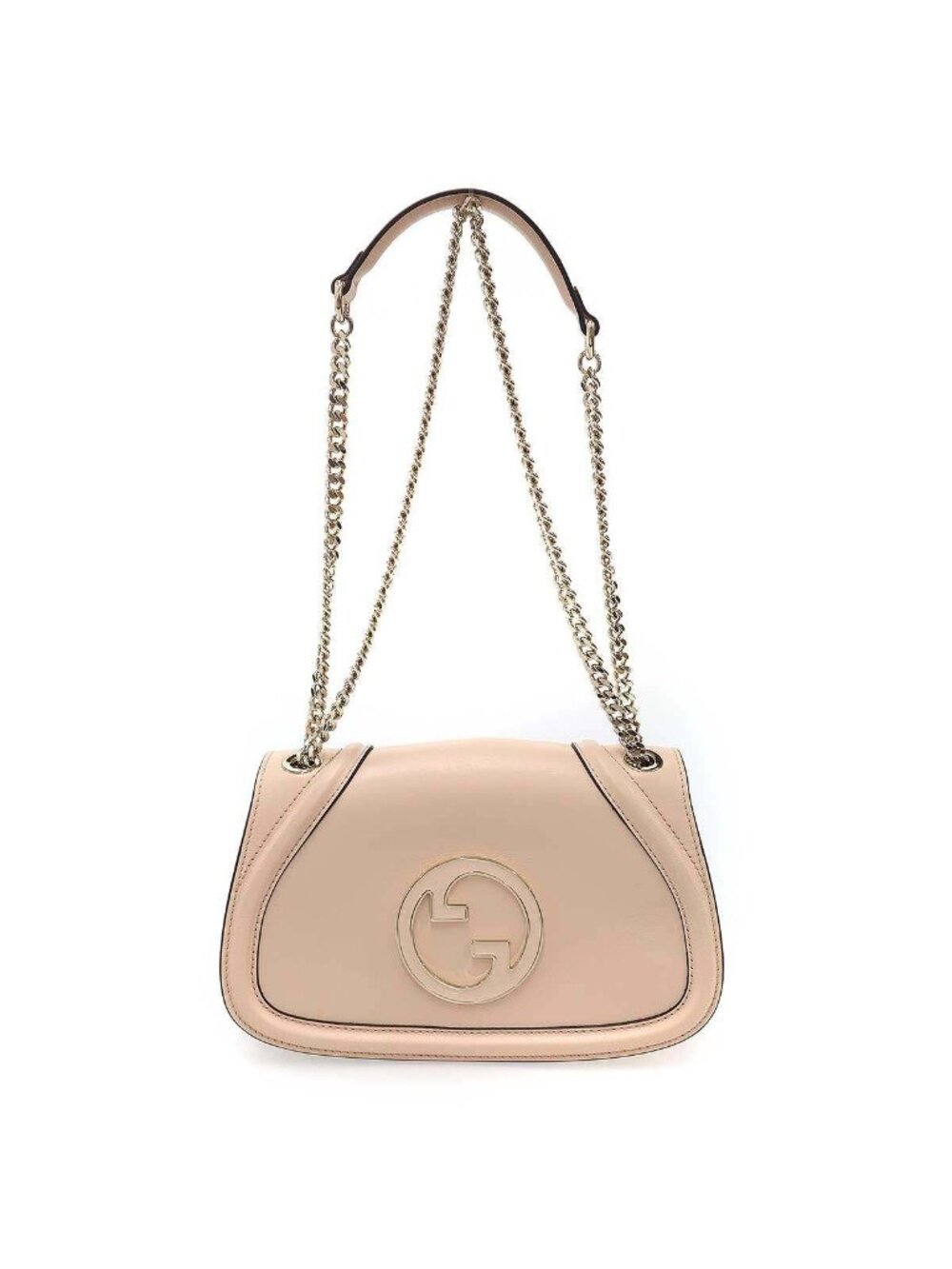 Gucci Blondie Medium Blanc Di Shoulder Bag Pink Beige